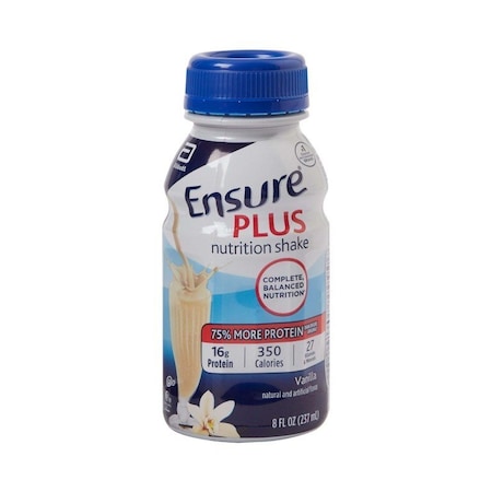 Ensure Plus Nutrition Shake Ensure Plus Vanilla Oral Supplement, 8oz Bottle 57263
